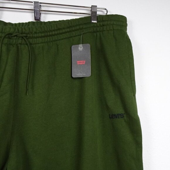 Levi's Sweatpants Pants Men's Size 2XL Green Elastic Drawstring Waist - Picture 4 of 12
